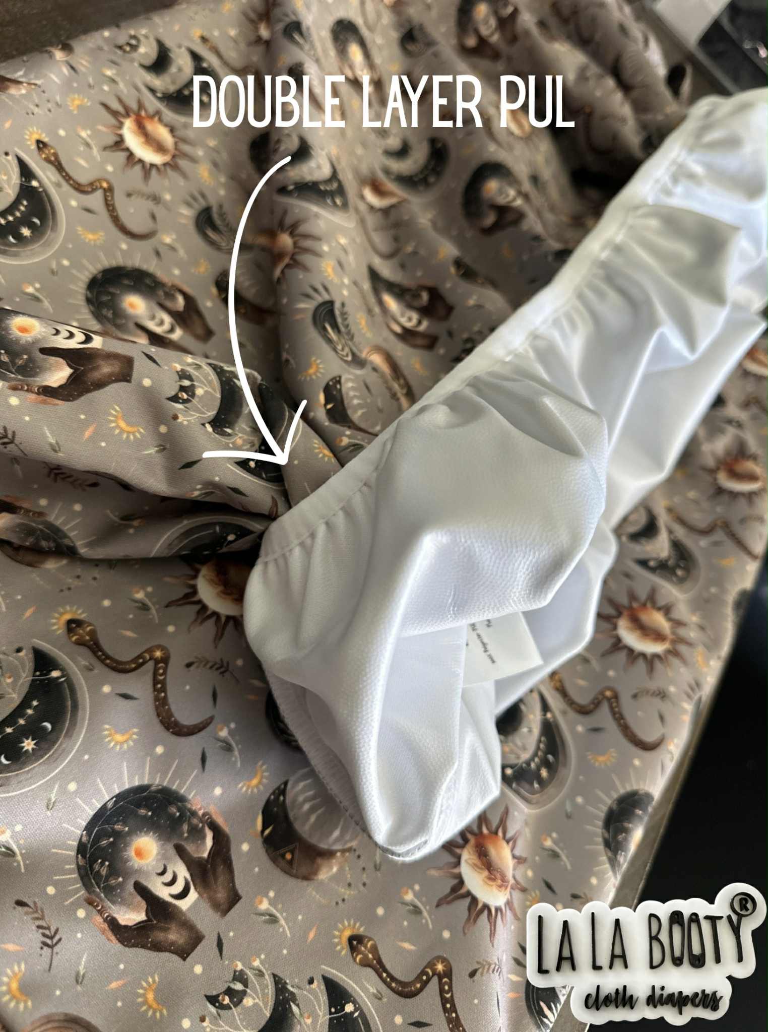 Aurelia Print Pail Liner - Double Lined