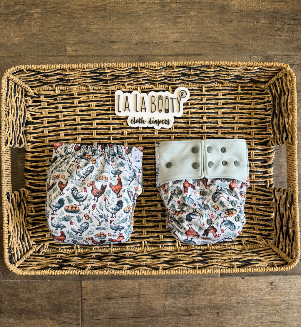 Hennifer Print Pocket Diaper Middlest and Maximest Flex Sizing