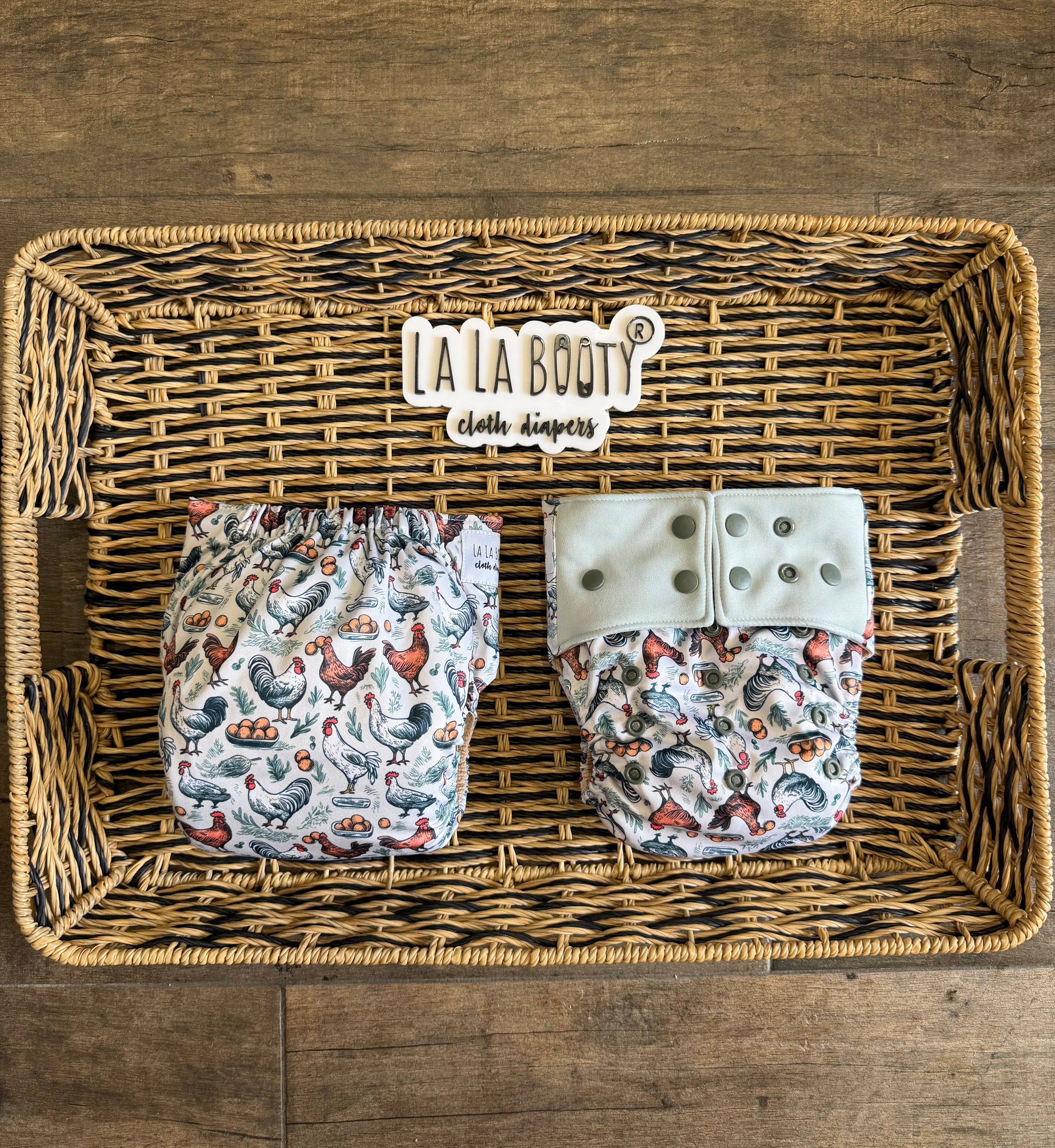 Hennifer Print Pocket Diaper Middlest and Maximest Flex Sizing