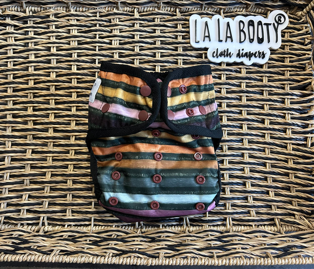 Clove Print Cover Diaper Middlest and Maximest Flex Sizing
