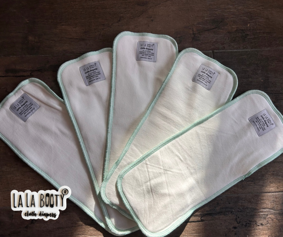 Mint Bamboo Cotton Inserts