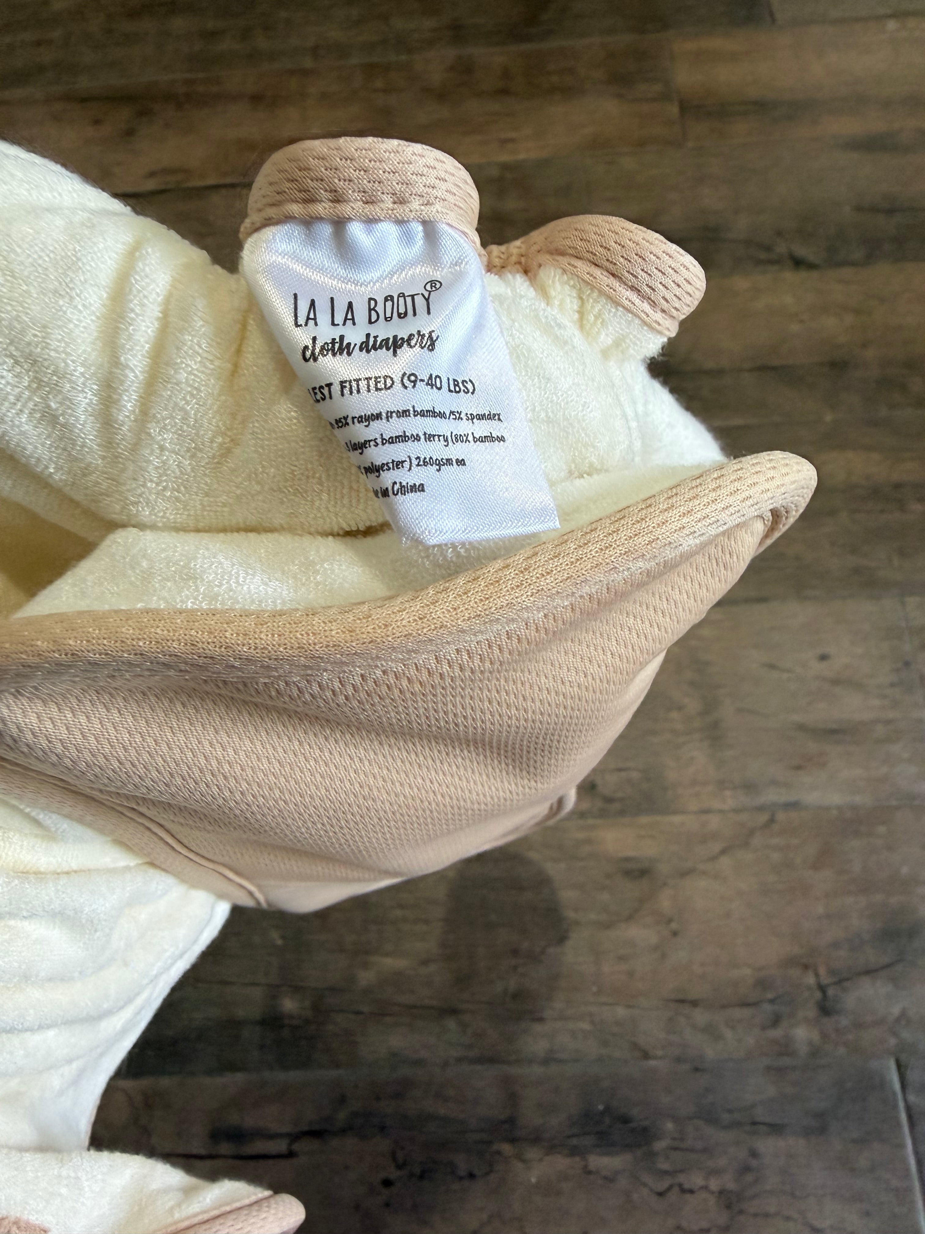 Peanut Inserts - 6 Layers Bamboo Terry & Hemp Cotton
