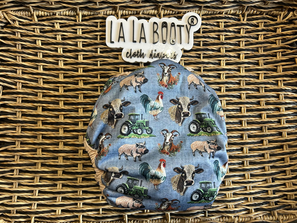 Larry Print Cover Diaper Middlest and Maximest Flex Sizing