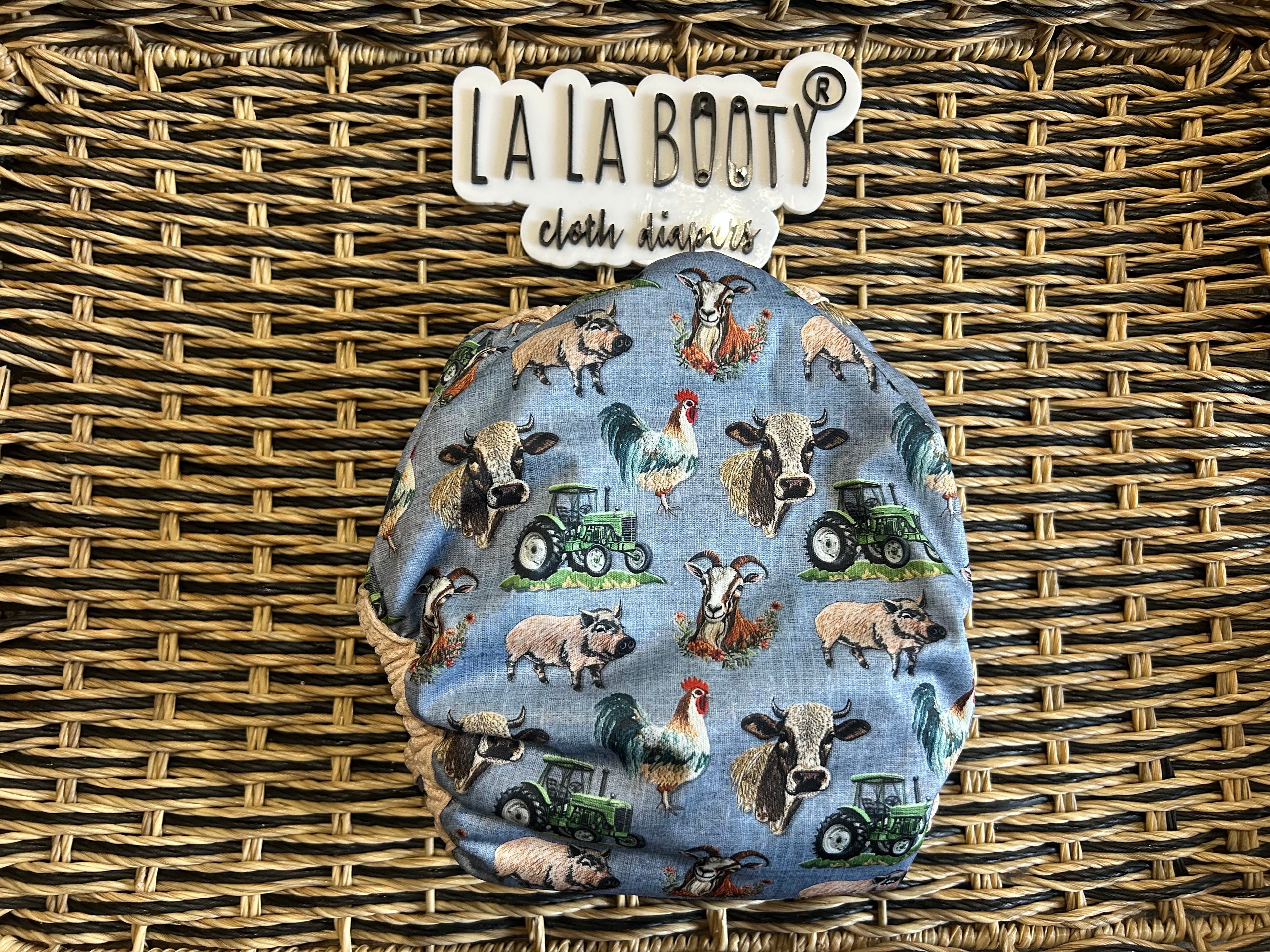 Larry Print Cover Diaper Middlest and Maximest Flex Sizing