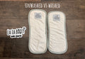 Peanut Inserts - 6 Layers Bamboo Terry & Hemp Cotton