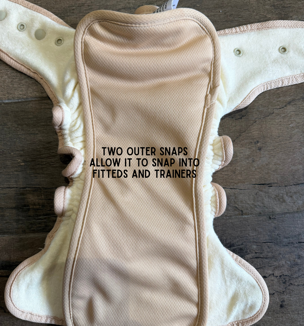 Peanut Inserts - 6 Layers Bamboo Terry & Hemp Cotton