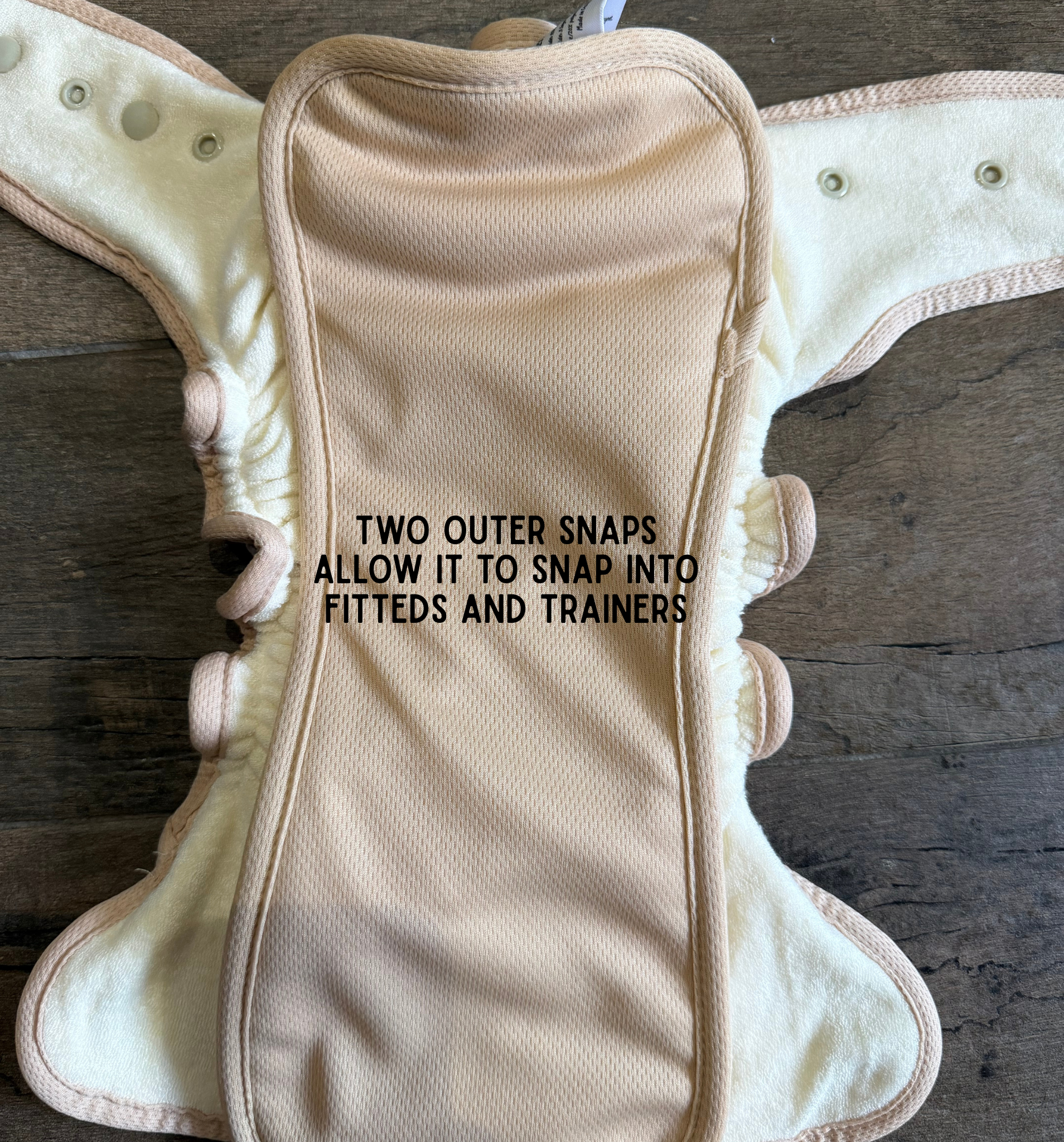 Peanut Inserts - 6 Layers Bamboo Terry & Hemp Cotton