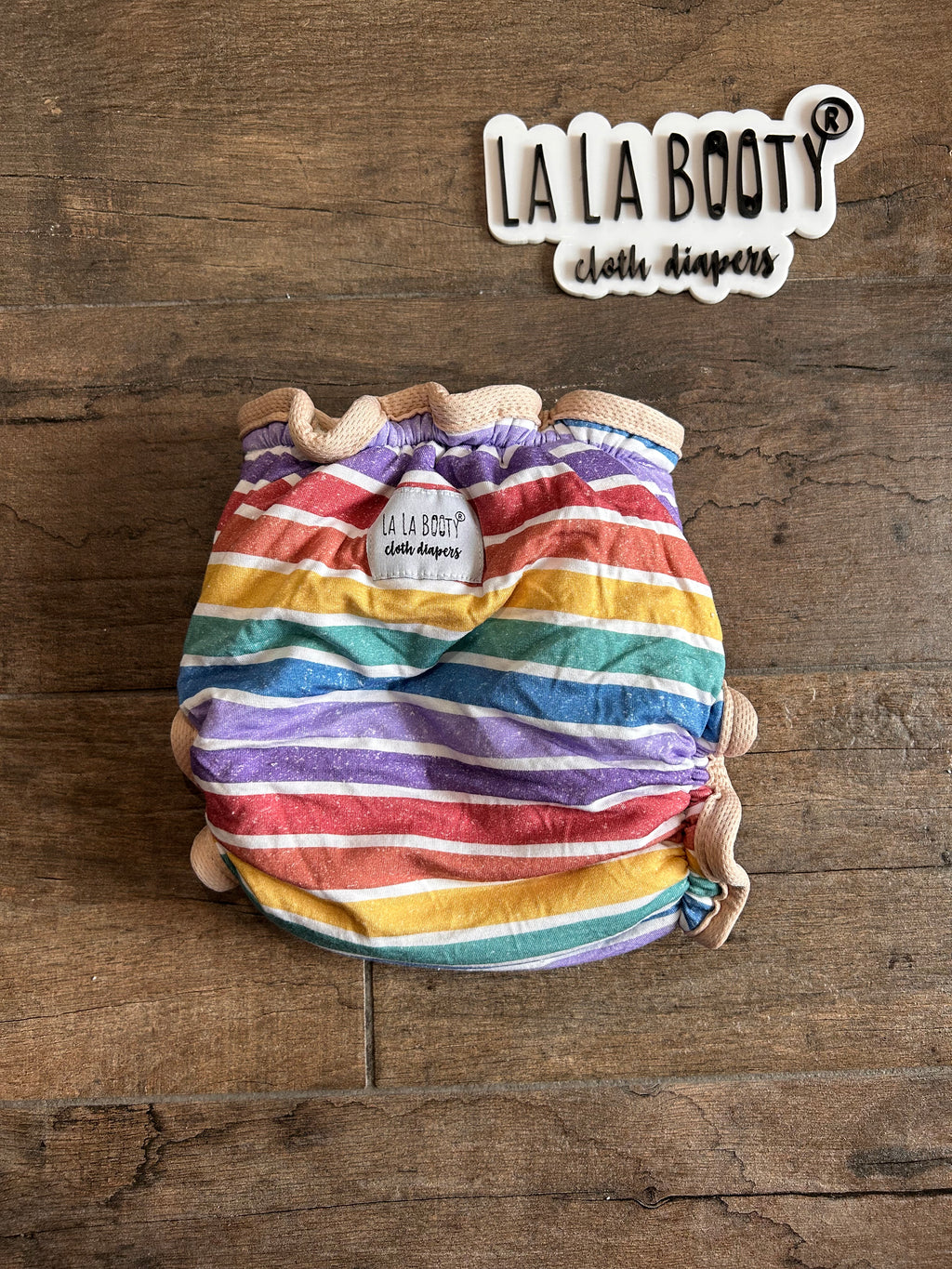 Lumi Print Fluffluxe Middlest Fitted Diaper (9-40lbs)
