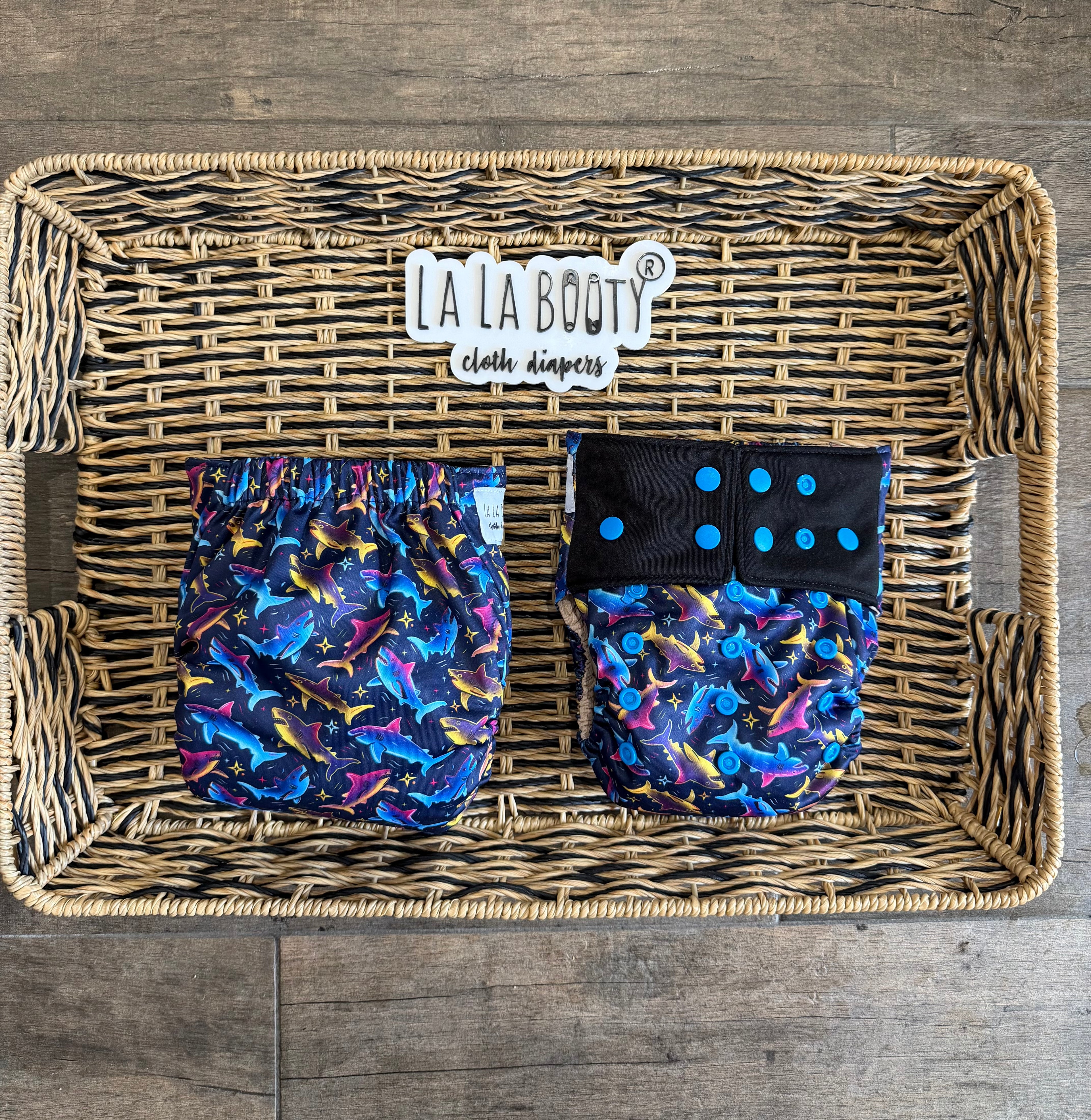Bruce Print Pocket Diaper Middlest and Maximest Flex Sizing