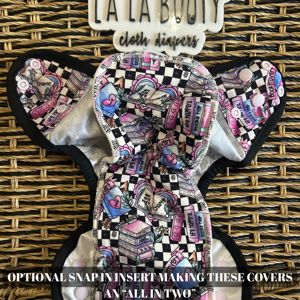 Bookish Print Cover Littlest (Up to 15lbs) - All in Two Style