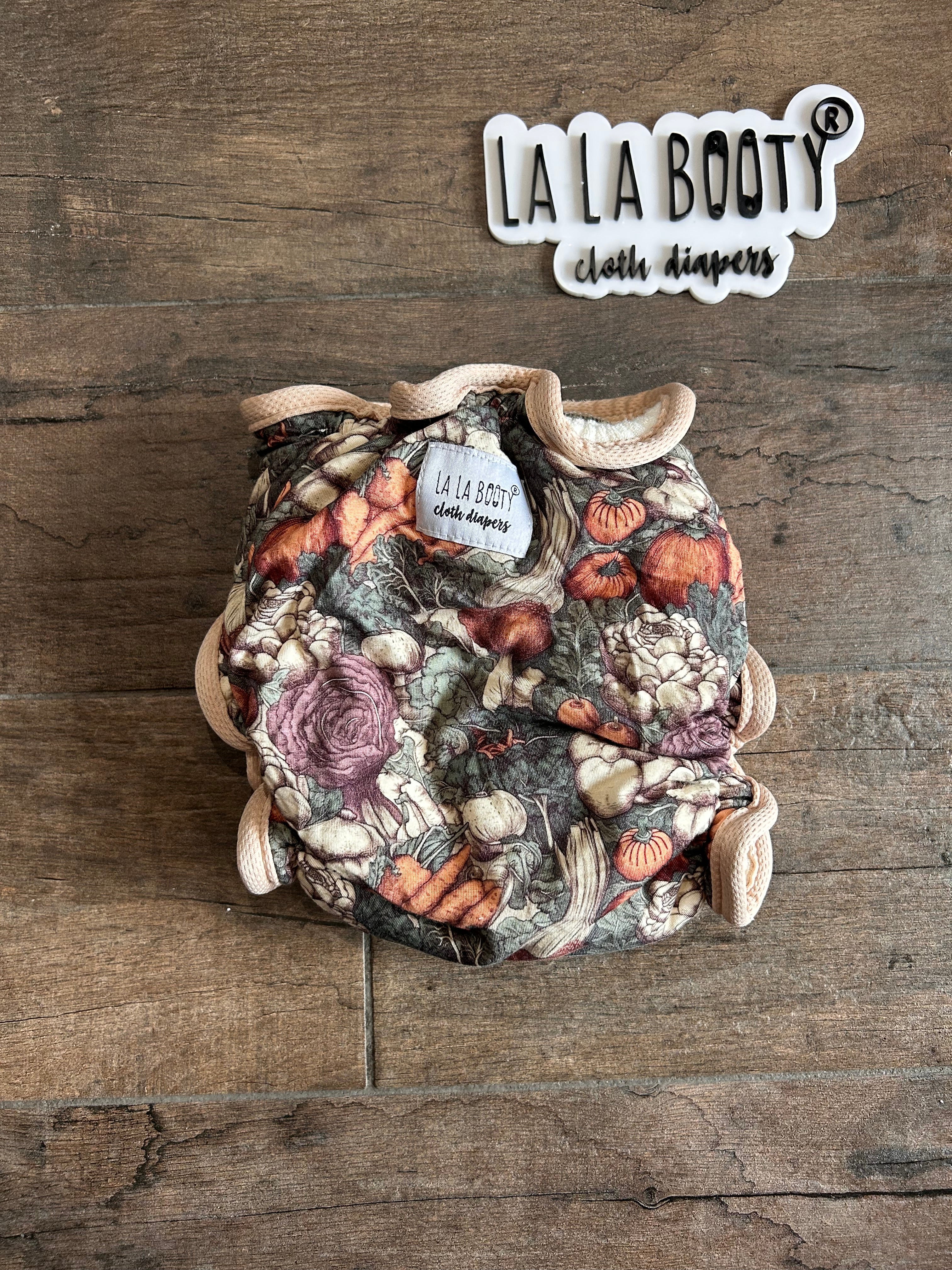 Rooted Print Fluffluxe Middlest Fitted Diaper (9-40lbs)