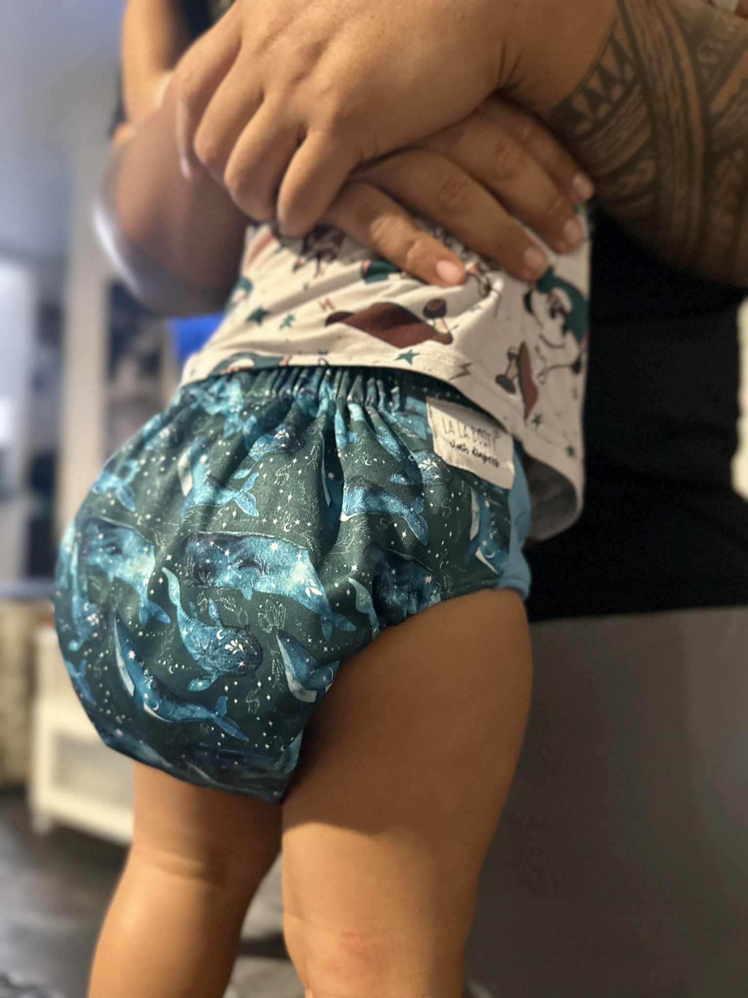 Bailey Print Pocket Diaper Middlest and Maximest Flex Sizing