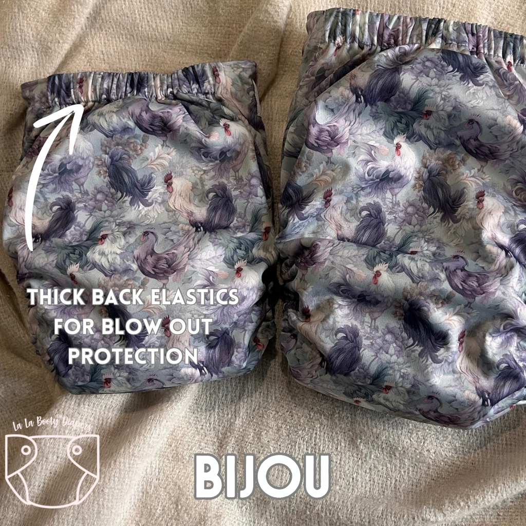 Bijou Print Pocket Diaper Middlest and Maximest Flex Sizing