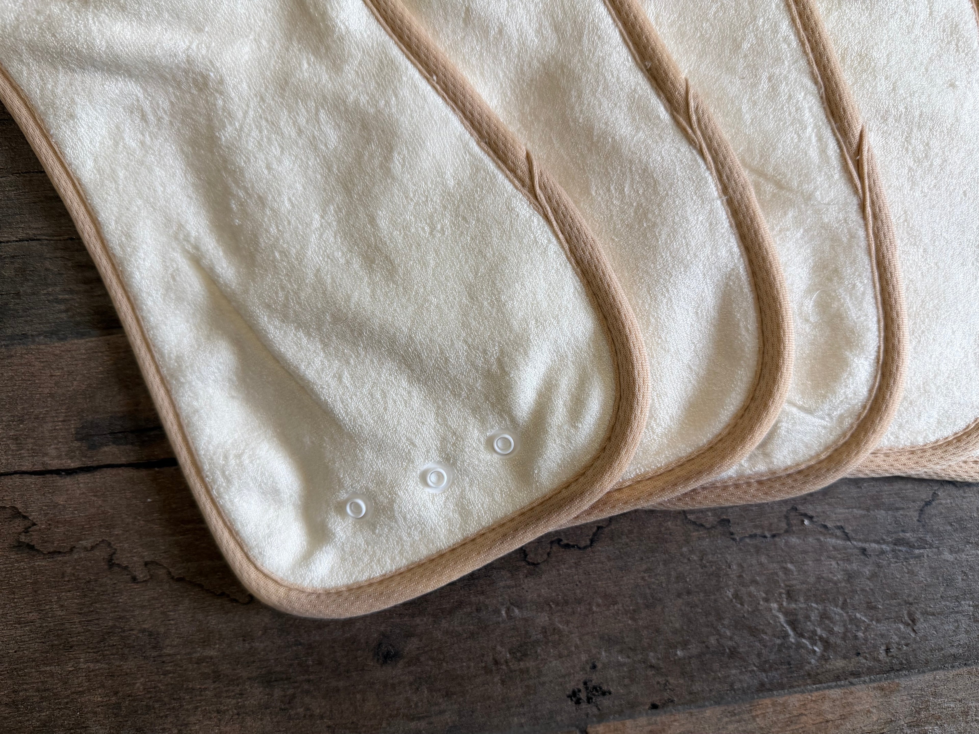 Peanut Inserts - 6 Layers Bamboo Terry & Hemp Cotton