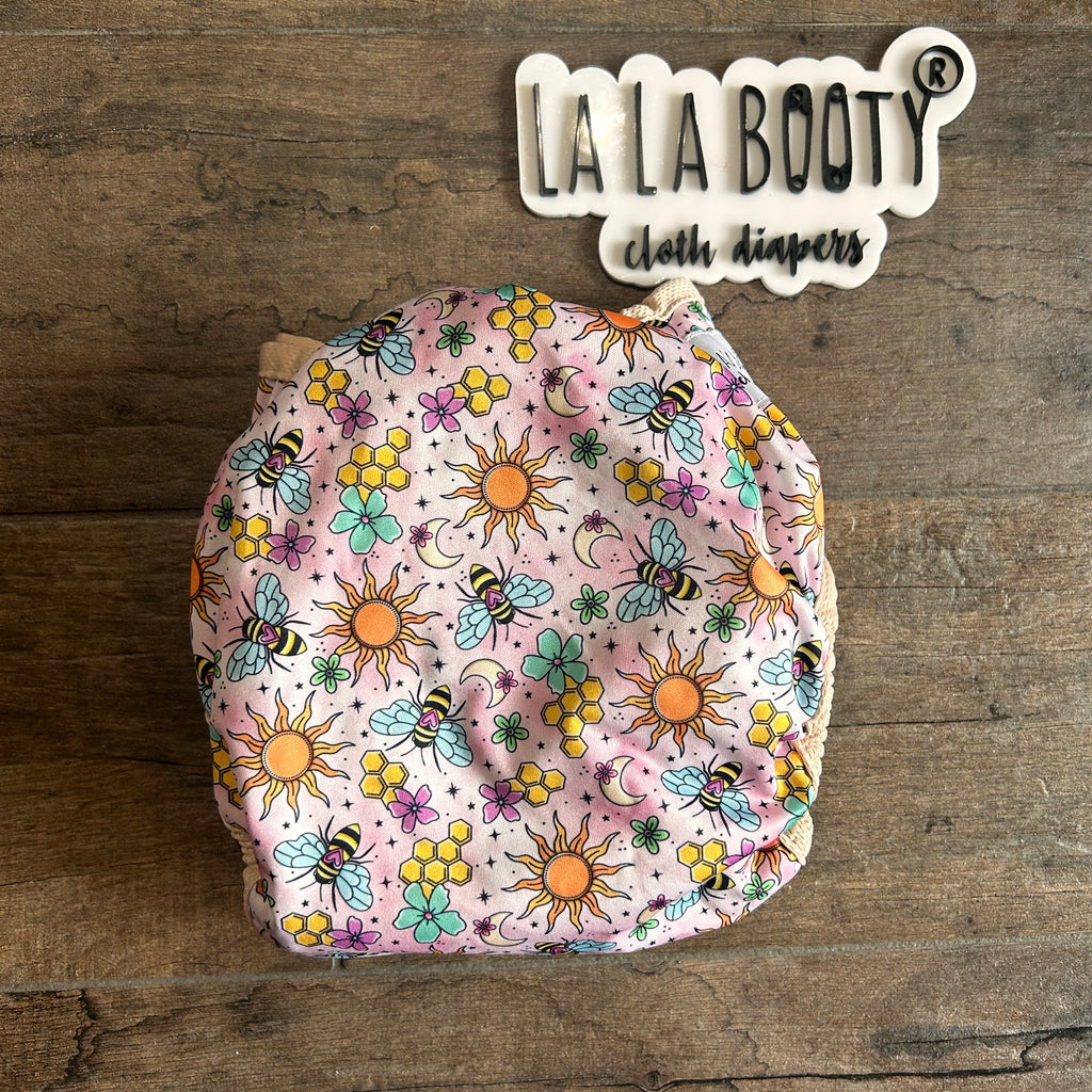 Astral Nectar Print Cover Diaper Middlest and Maximest Flex Sizing