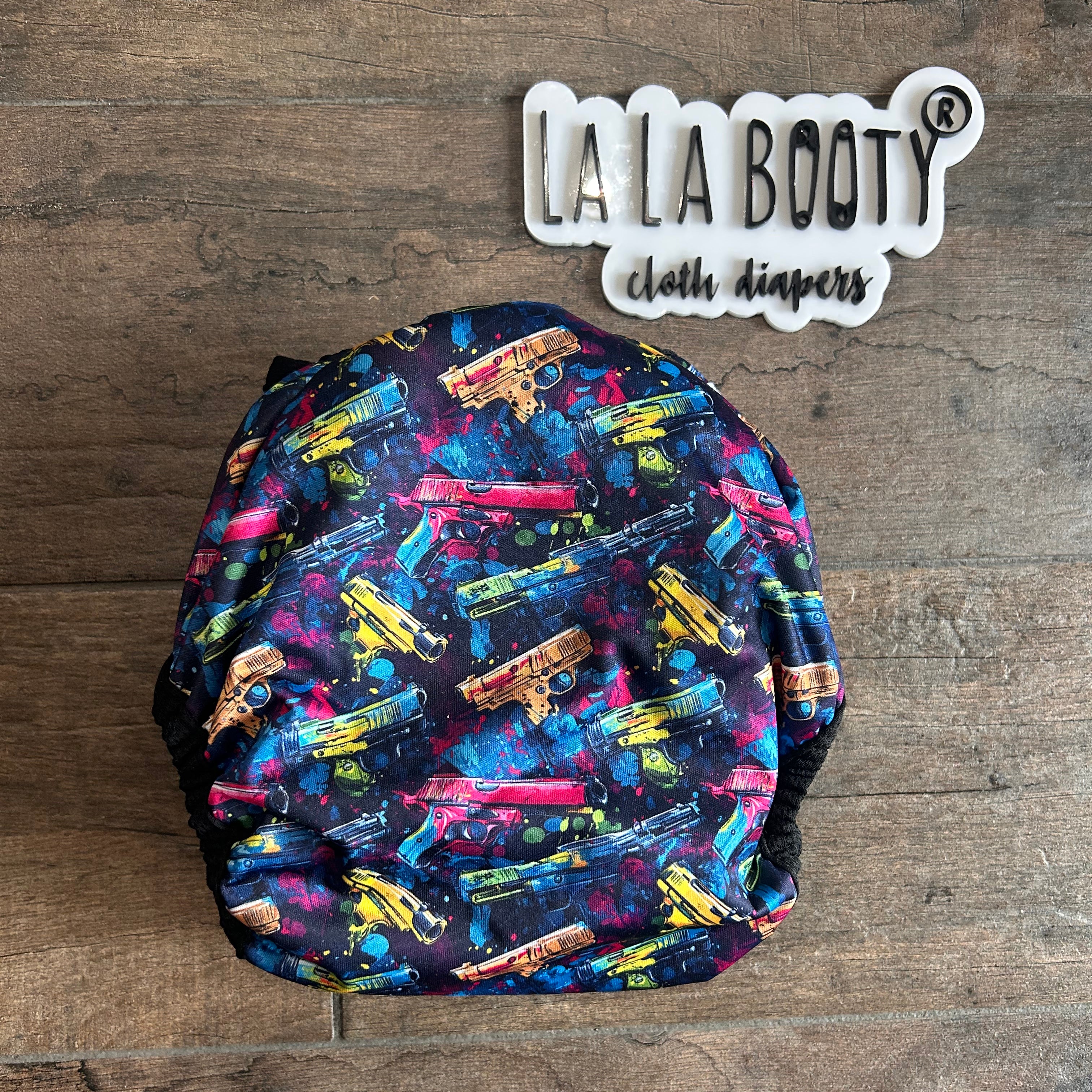 Chroma Armory Print Cover Diaper Middlest and Maximest Flex Sizing