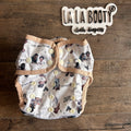 Mama's Love Print Cover Diaper Middlest and Maximest Flex Sizing