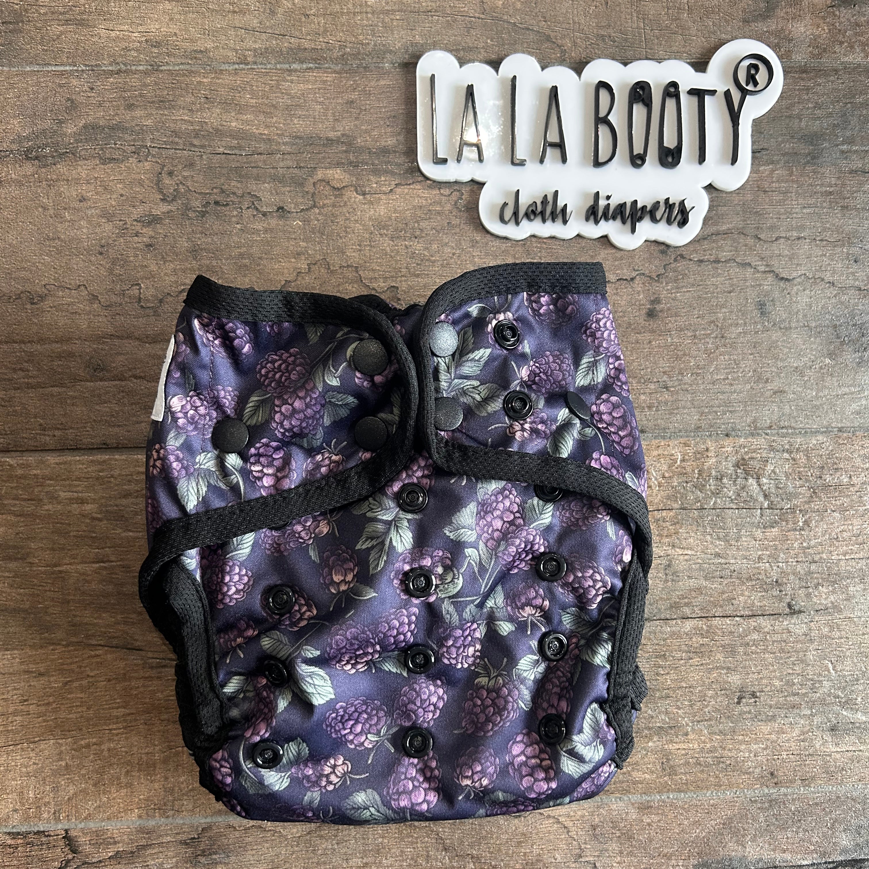 Onyx Harvest Print Cover Diaper Middlest and Maximest Flex Sizing