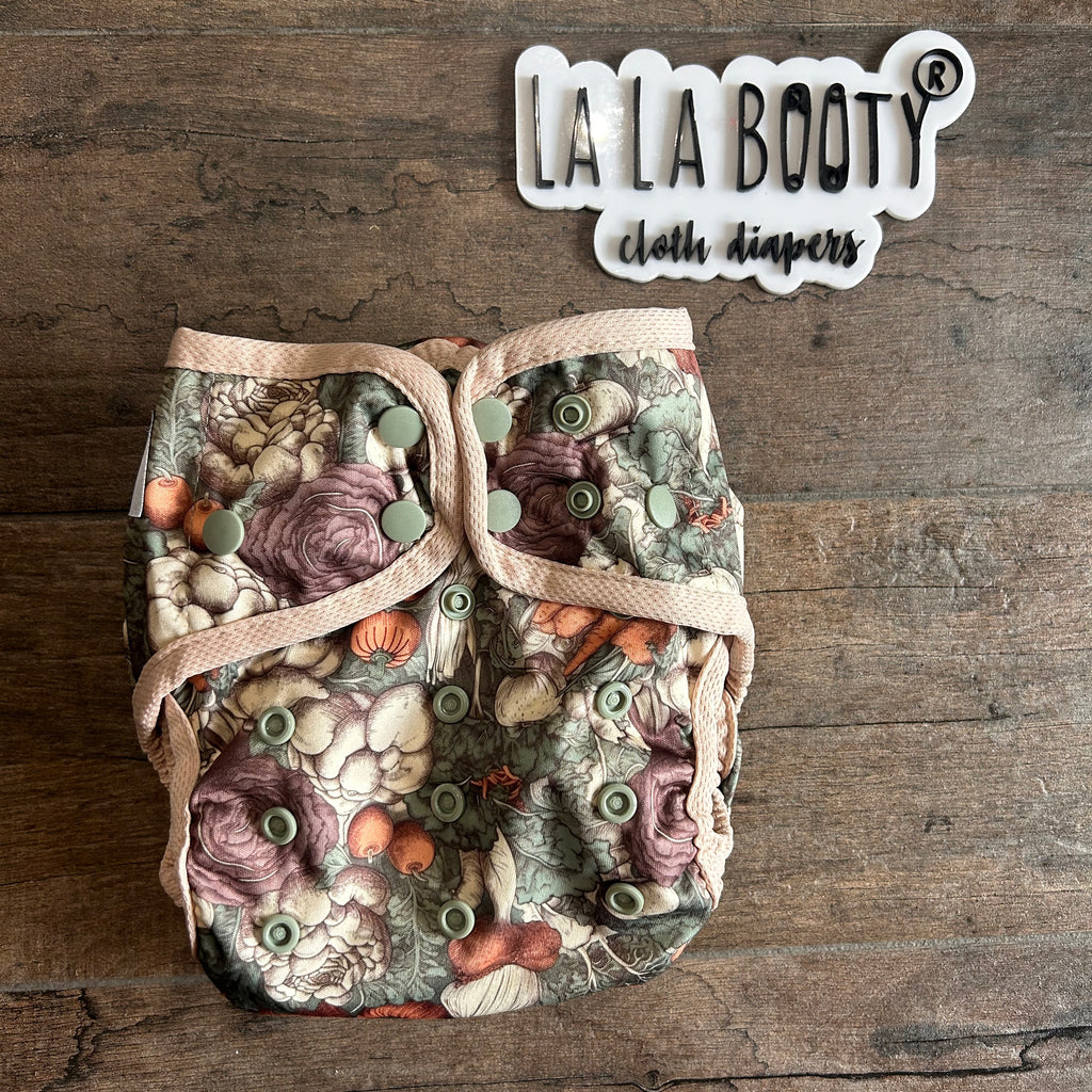 Rooted Print Cover Diaper Middlest and Maximest Flex Sizing