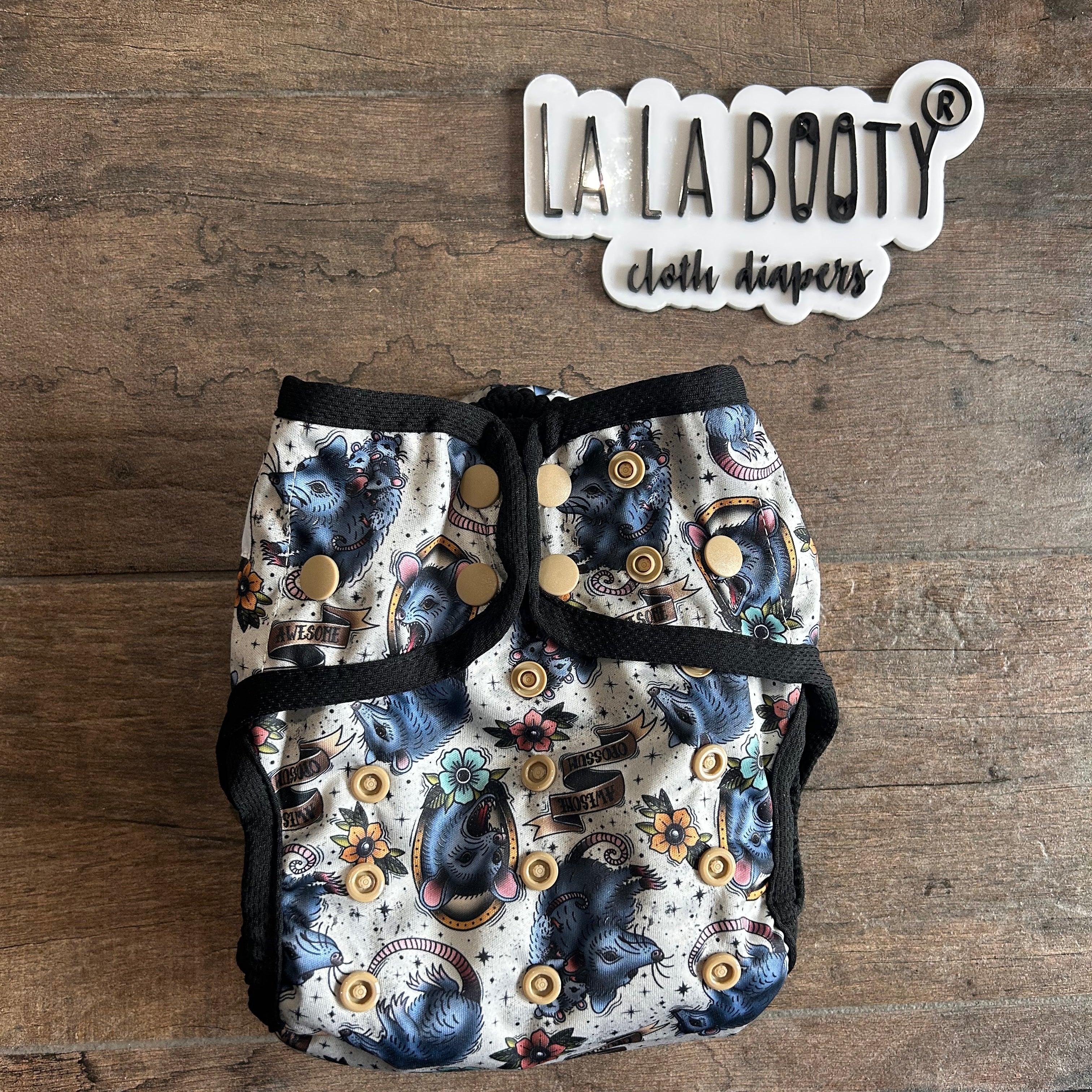 Tilly Print Cover Diaper Middlest and Maximest Flex Sizing