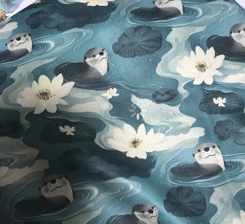 River Print Pocket Diaper Middlest and Maximest Flex Sizing
