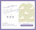 Gus Print Pocket Diaper Middlest and Maximest Flex Sizing