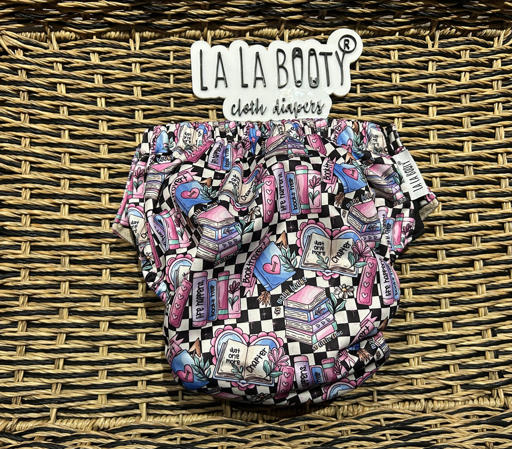 Bookish Print Pull up style Trainer