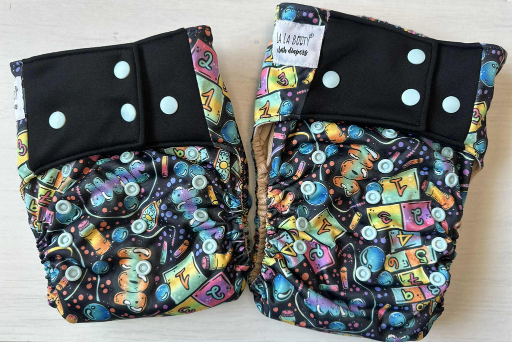 Easy Peasy Print Pocket Diaper Middlest and Maximest Flex Sizing