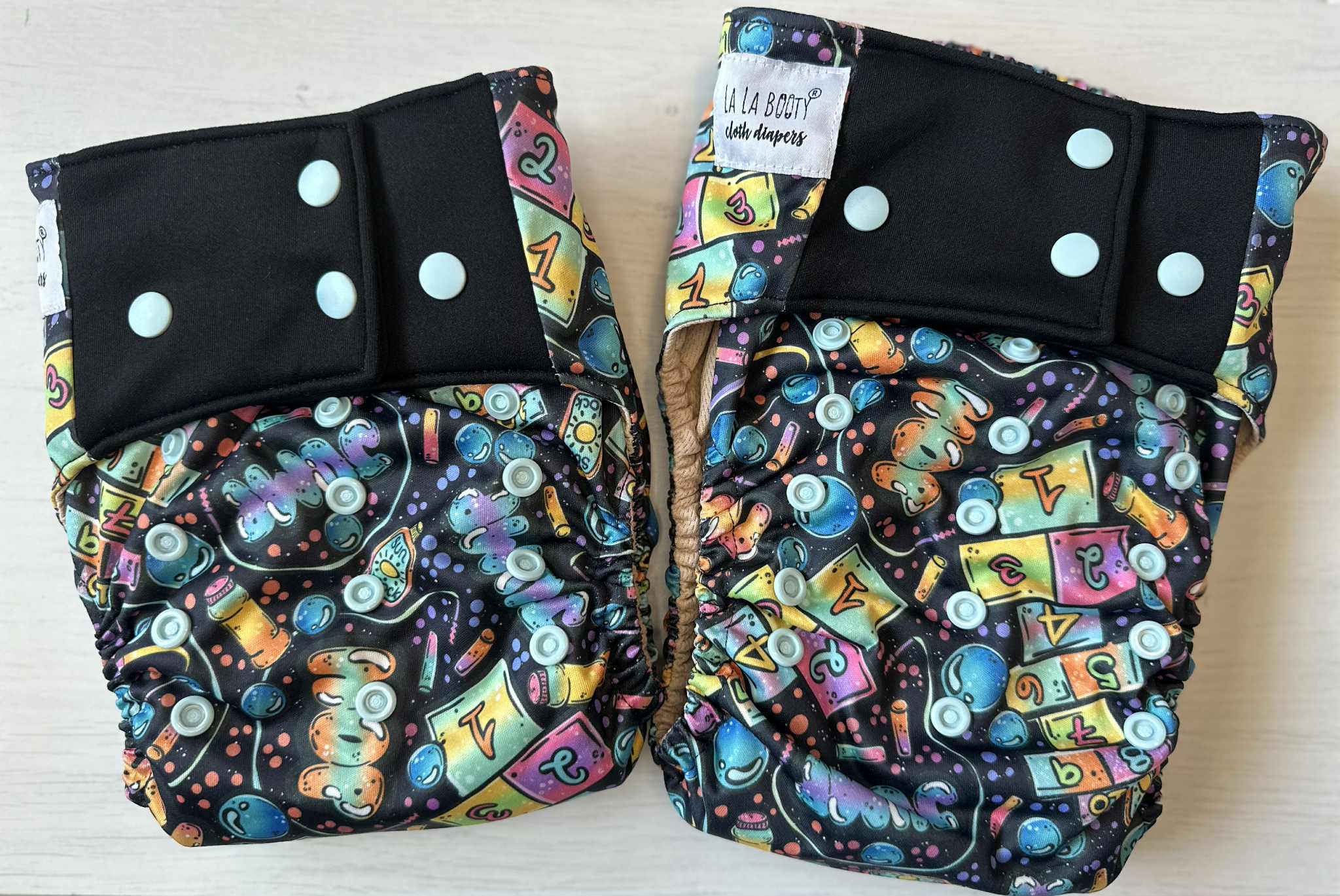 Easy Peasy Print Pocket Diaper Middlest and Maximest Flex Sizing