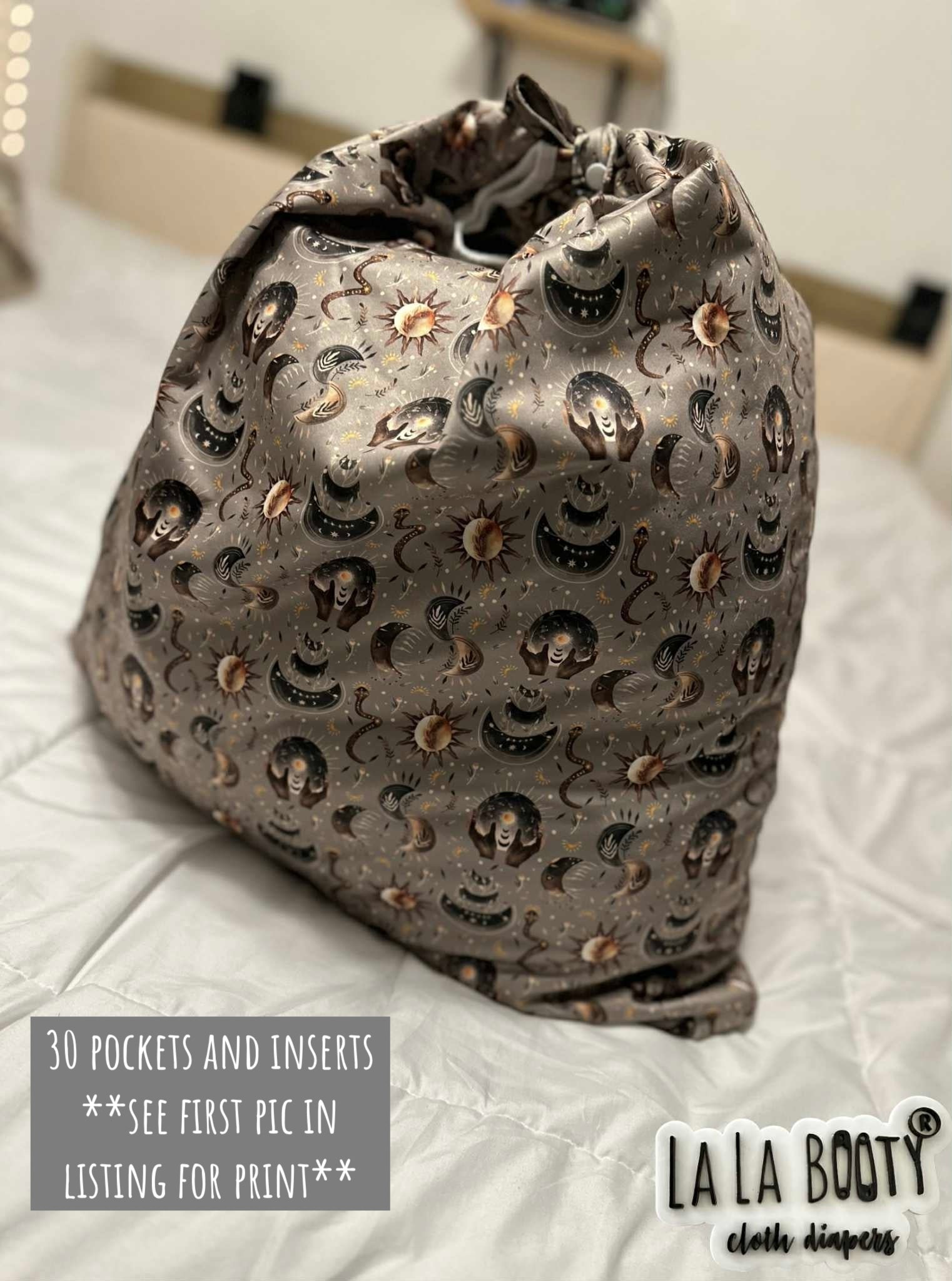 Aurelia Print Pail Liner - Double Lined