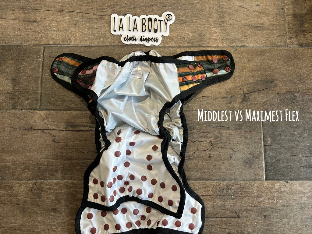 Astral Nectar Print Cover Diaper Middlest and Maximest Flex Sizing