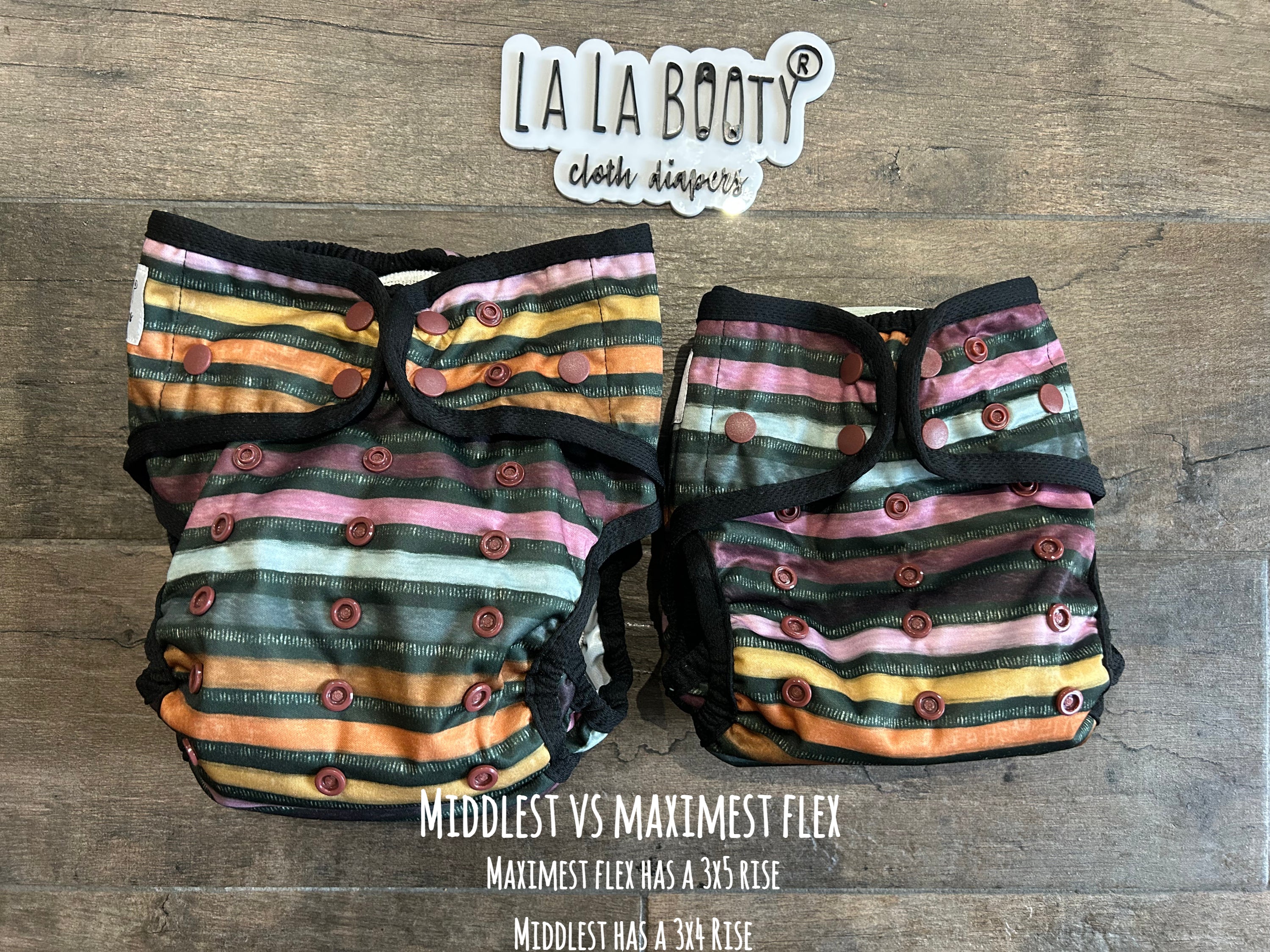 Astral Nectar Print Cover Diaper Middlest and Maximest Flex Sizing