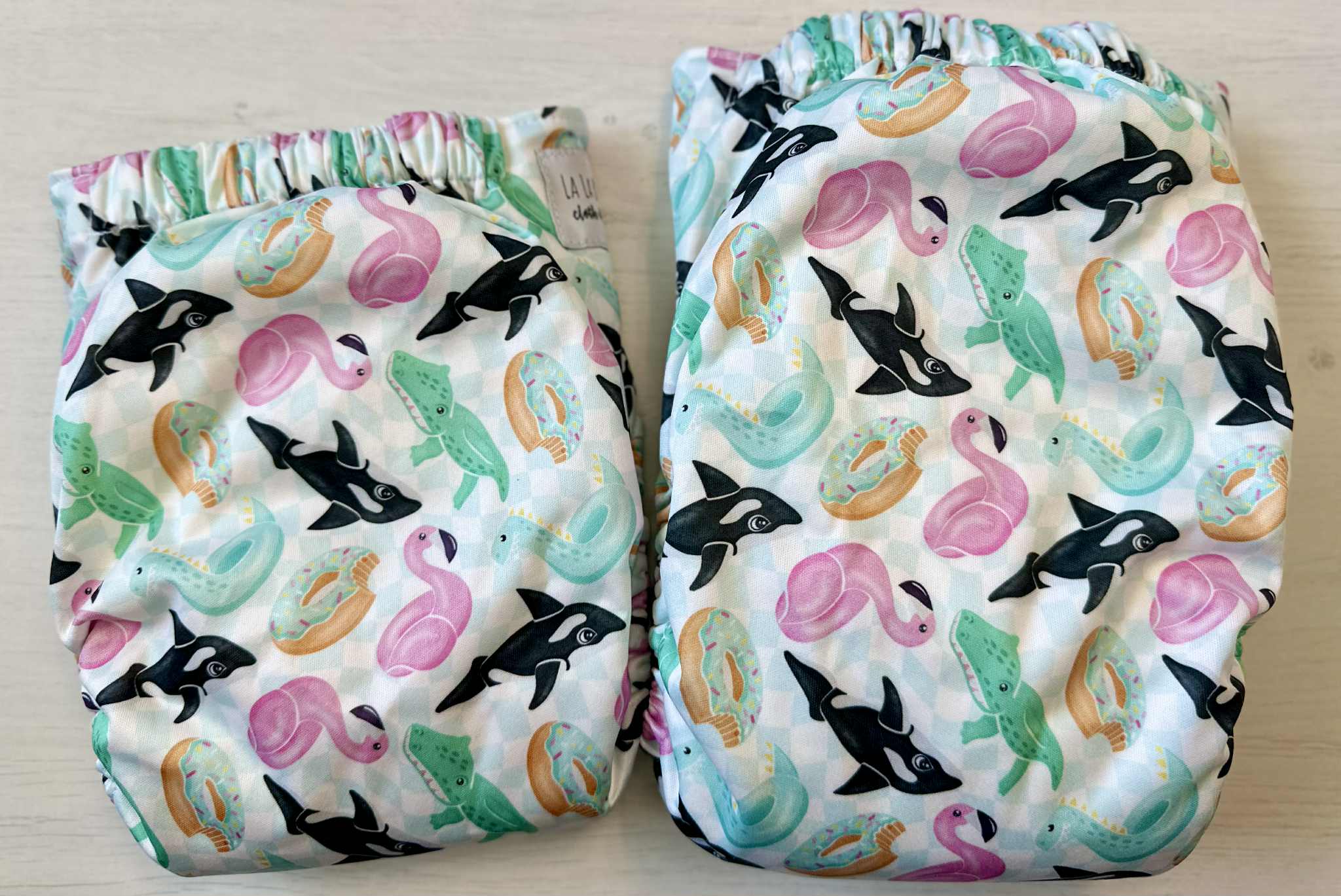 Johanna Print Pocket Diaper Middlest and Maximest Flex Sizing