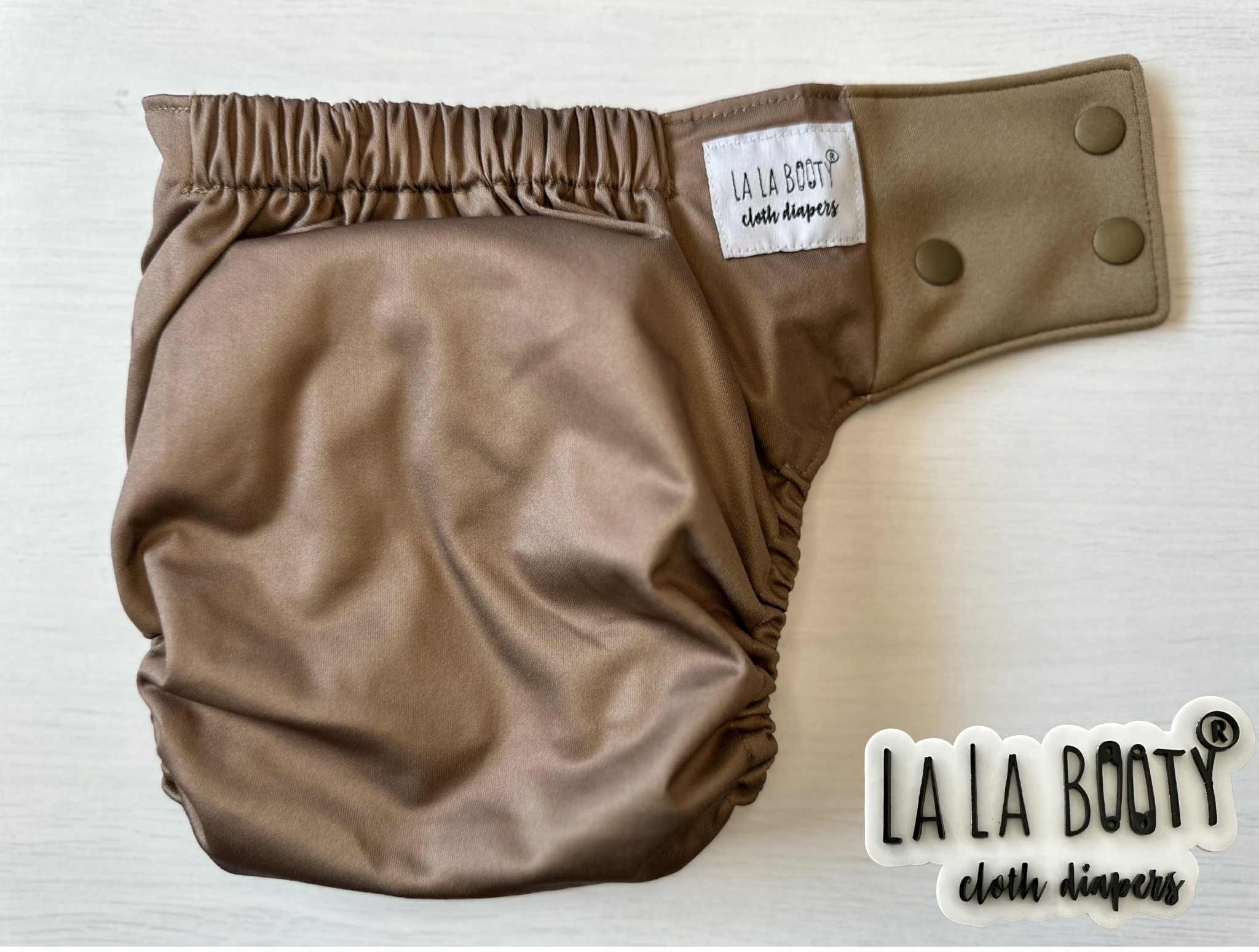 Leather Print Pocket Diaper Middlest and Maximest Flex Sizing