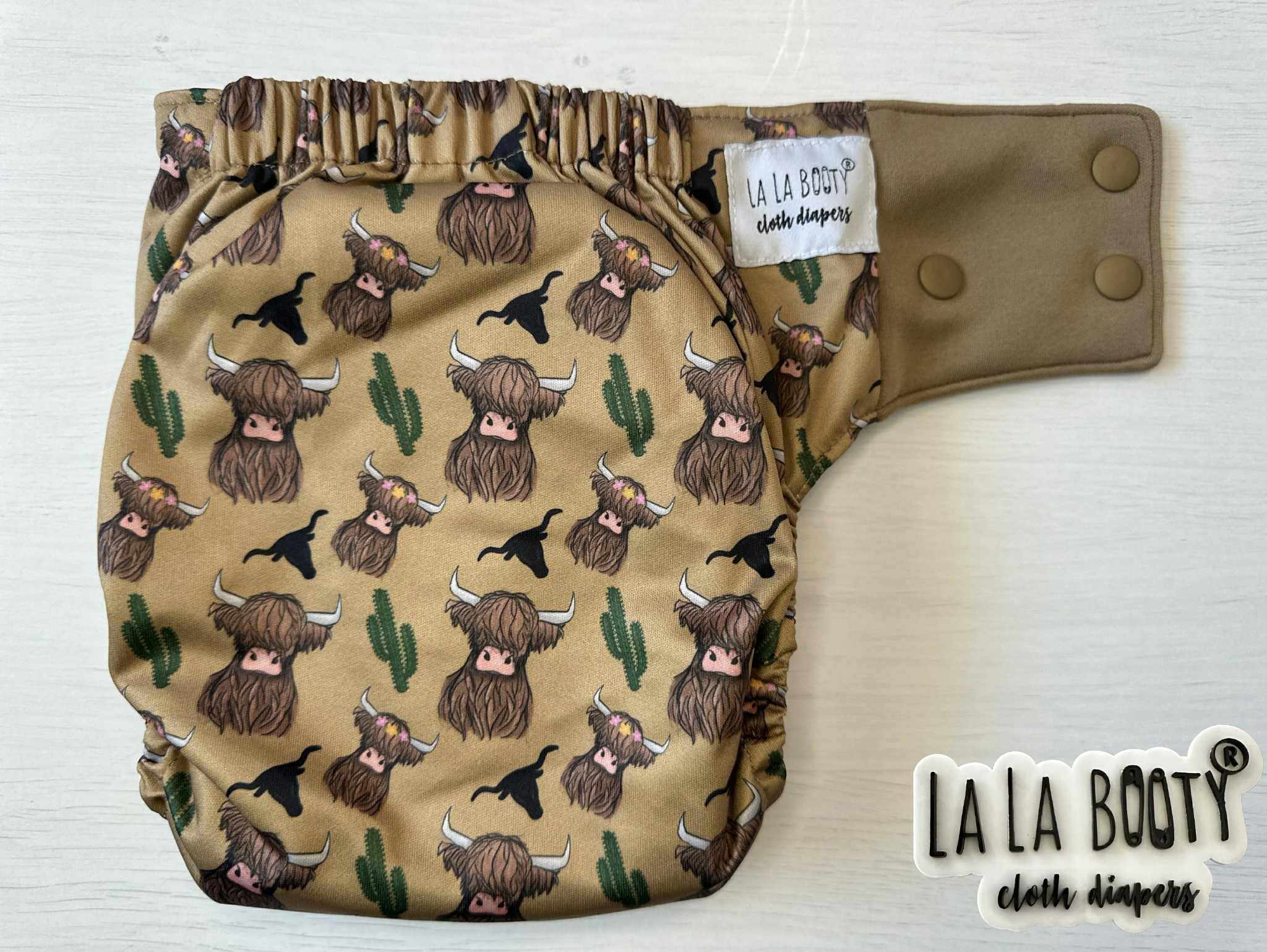 Lennox Print Pocket Diaper Middlest and Maximest Flex Sizing
