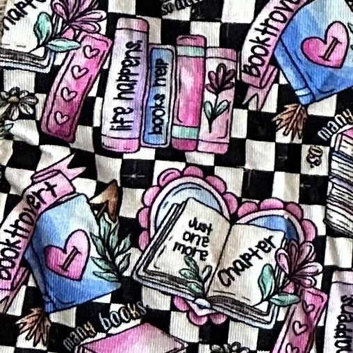 Bookish Print Cover Diaper Middlest and Maximest Flex Sizing