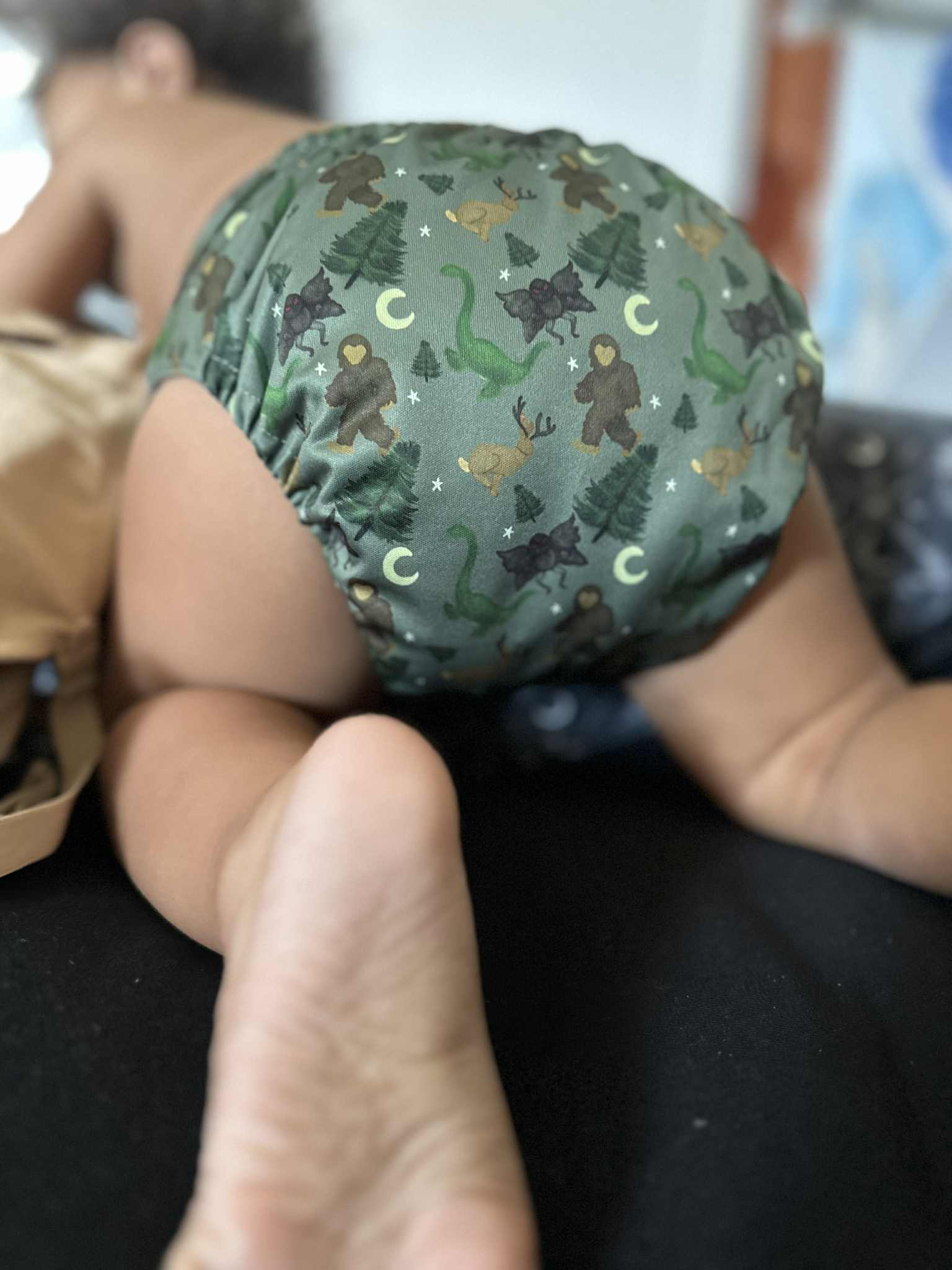 Mythwood Print Pocket Diaper Middlest and Maximest Flex Sizing