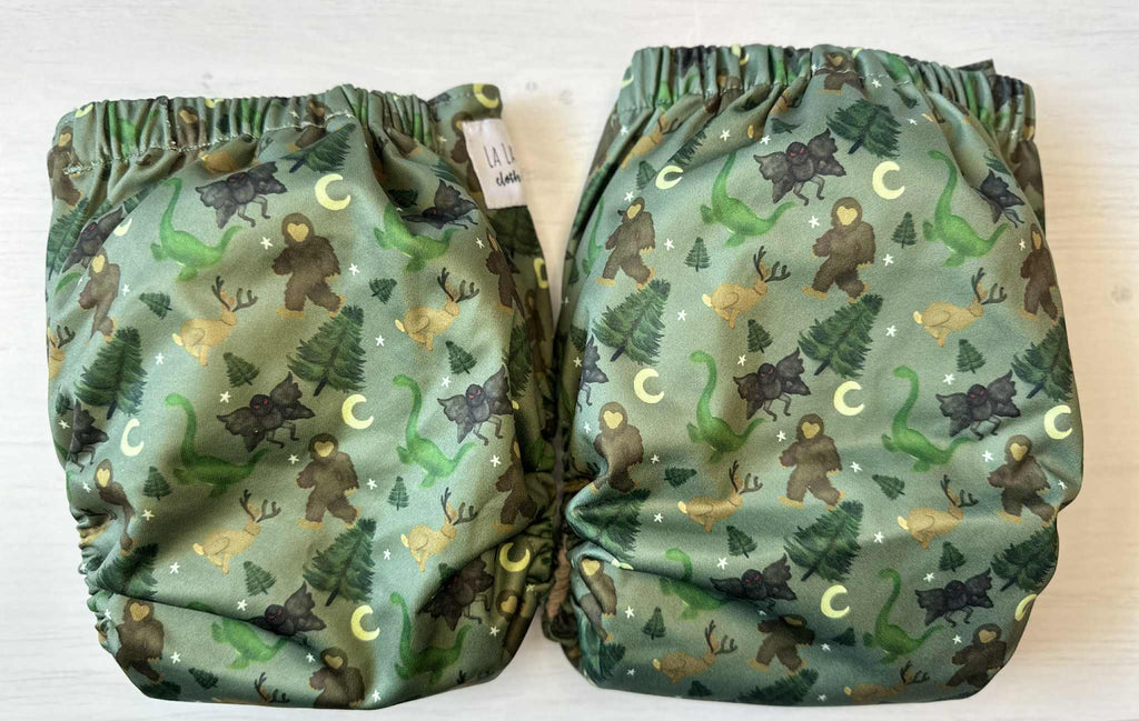 Mythwood Print Pocket Diaper Middlest and Maximest Flex Sizing