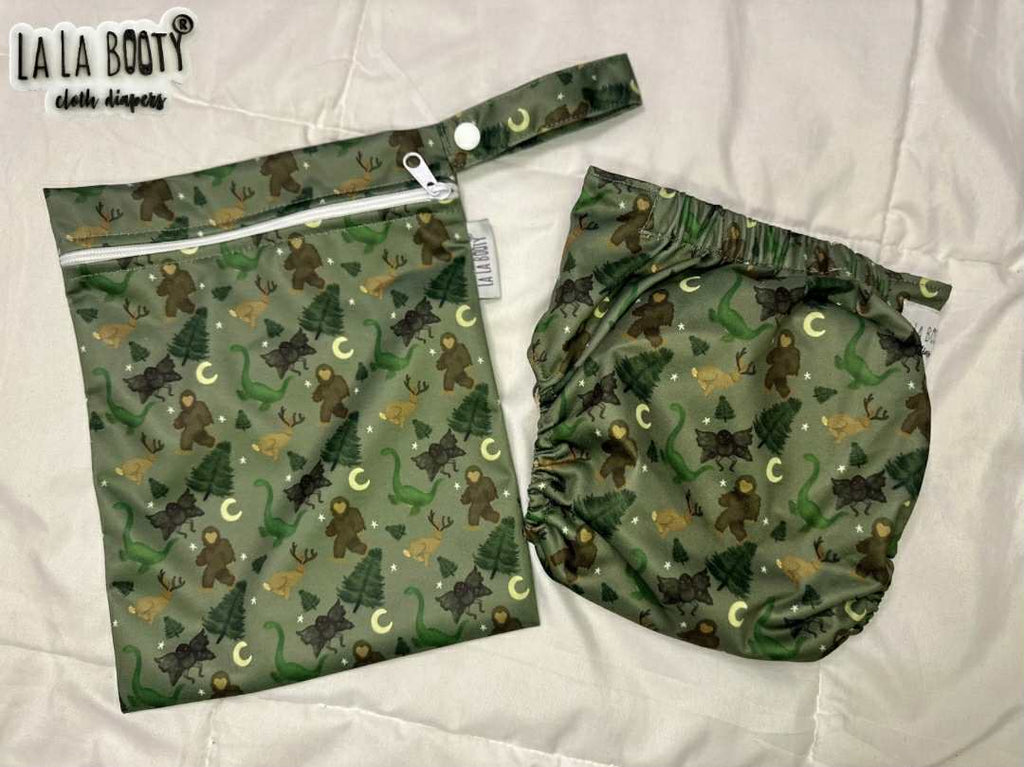 Mythwood Print Pocket Diaper Middlest and Maximest Flex Sizing