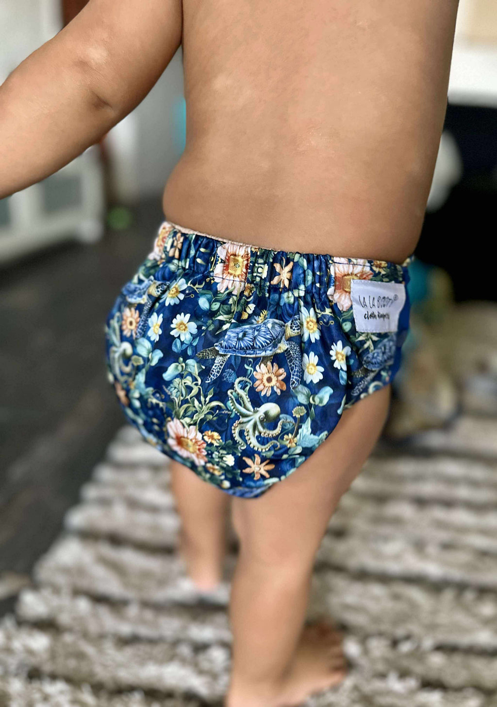 Nala Print Pocket Diaper Middlest and Maximest Flex Sizing