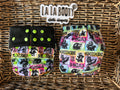 Opal and Friends Print Pocket Diaper Middlest and Maximest Flex Sizing