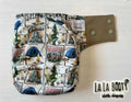 Outsider Print Pocket Diaper Middlest and Maximest Flex Sizing