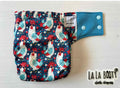 Rocko Print Pocket Diaper Middlest and Maximest Flex Sizing
