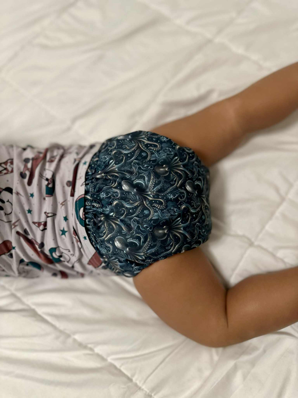 Seabearer Print Pocket Diaper Middlest and Maximest Flex Sizing