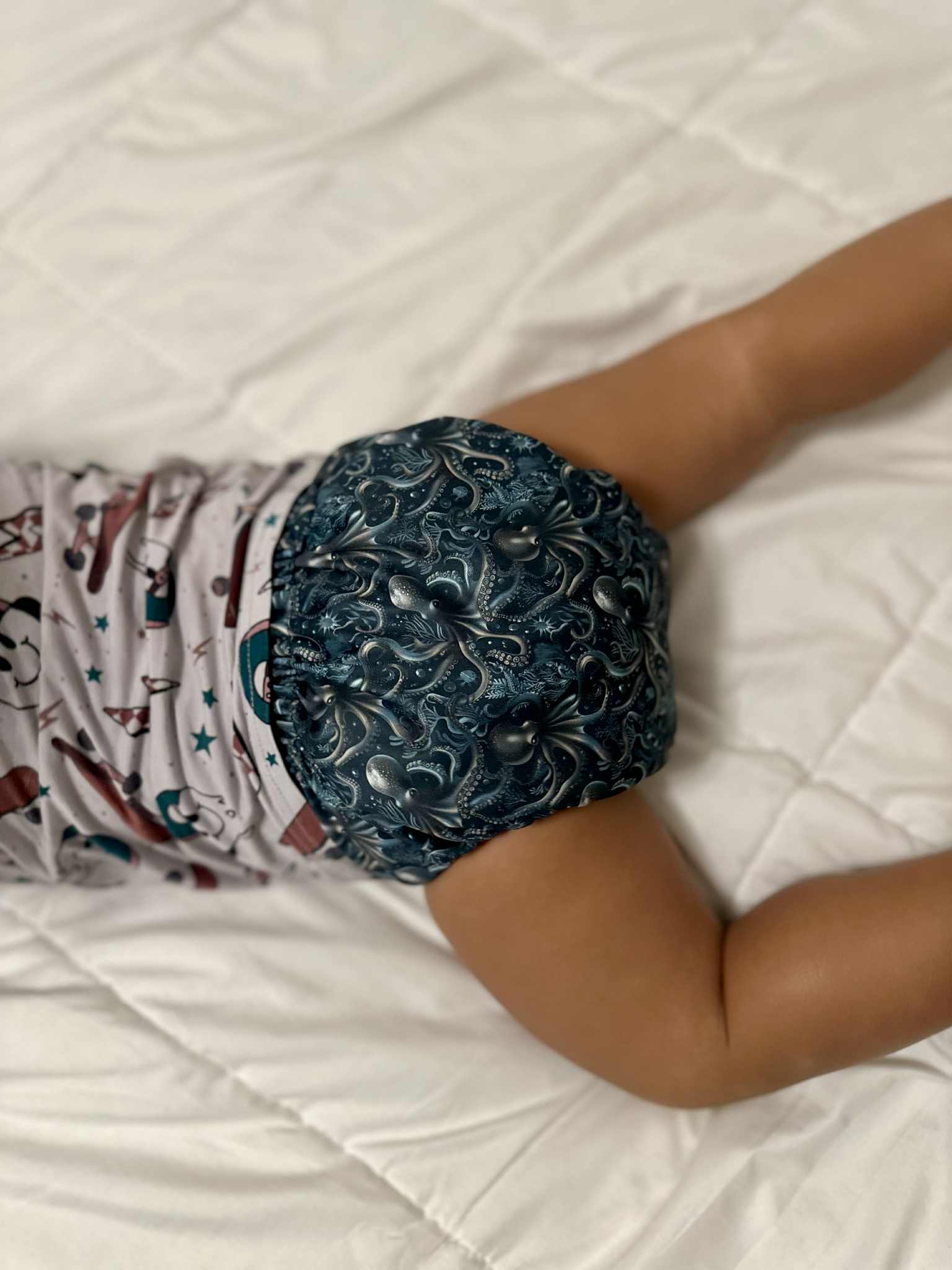 Seabearer Print Pocket Diaper Middlest and Maximest Flex Sizing