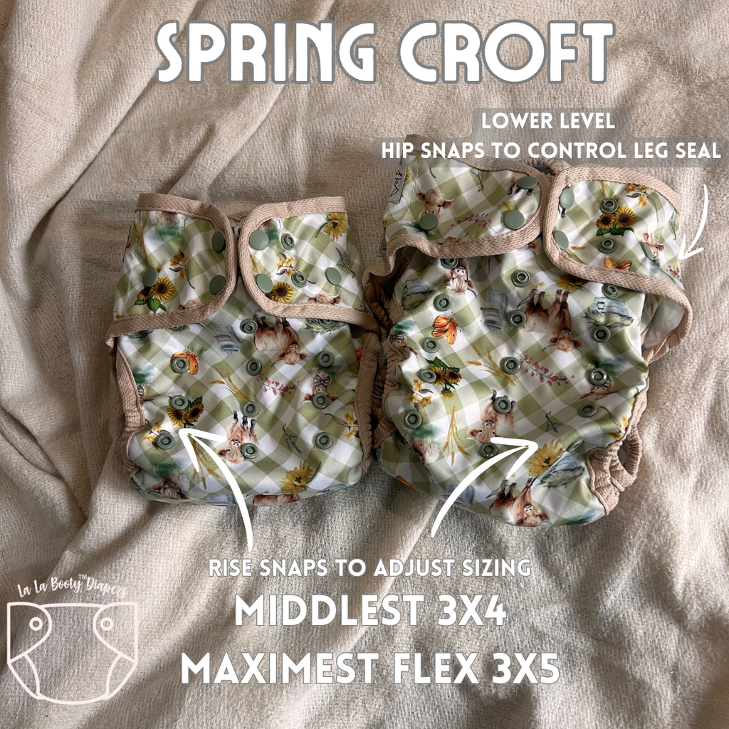 January '25 Print Cover Diapers Middlest and Maximest Flex Sizing