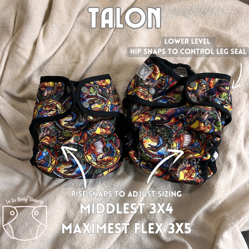 January '25 Print Cover Diapers Middlest and Maximest Flex Sizing