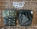 Water Print Pocket Diaper Middlest and Maximest Flex Sizing
