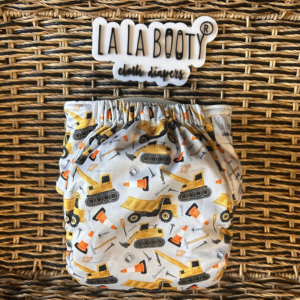 Tucker Print Pocket Diapers Middlest and Maximest Flex Sizing