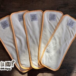 Tangerine 5 Layer Bamboo Terry Inserts